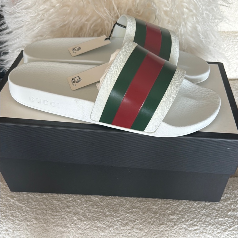 Gucci Men's Pursuit Pool Slides